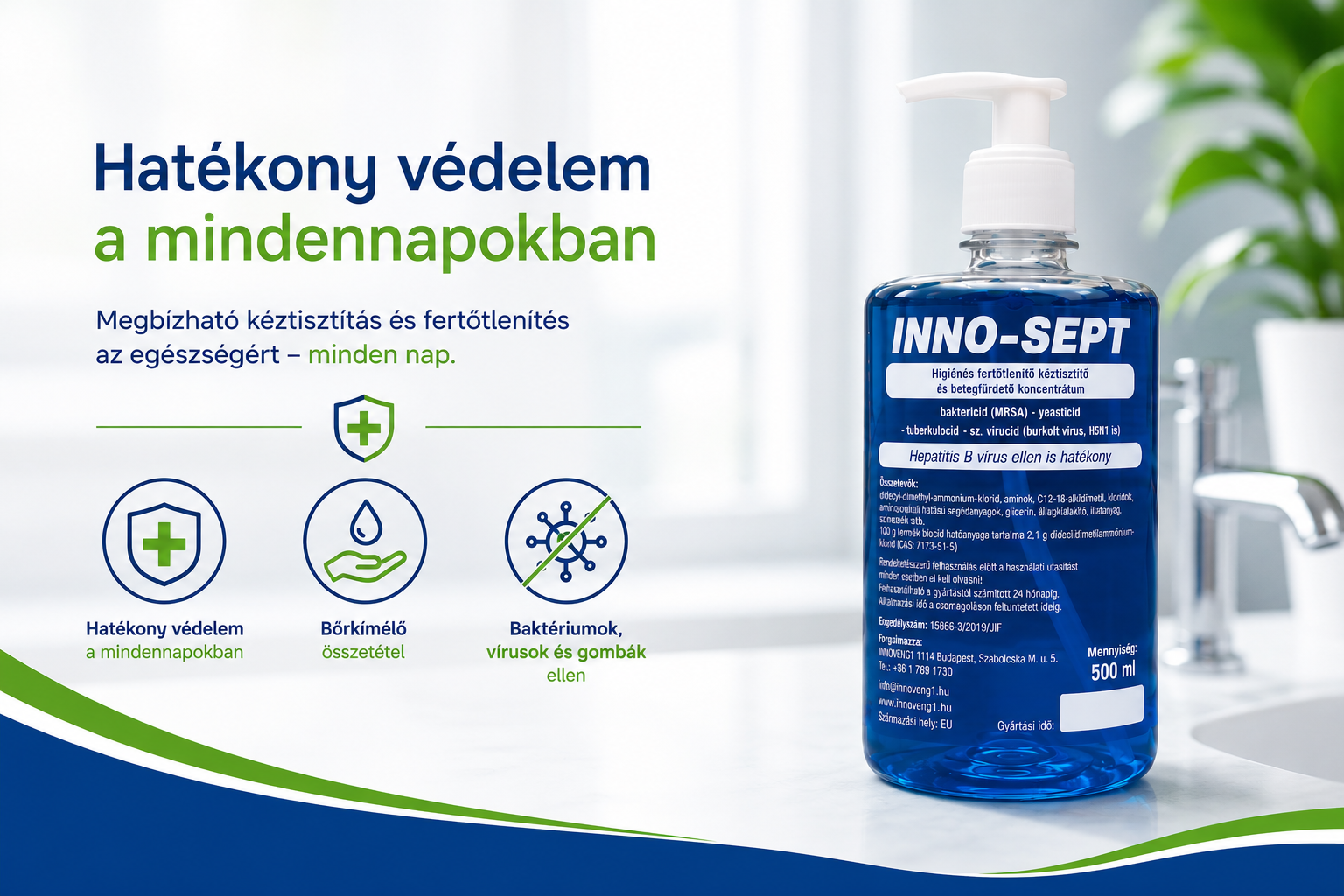 Inno-Sept – Megbízható kézfertőtlenítő