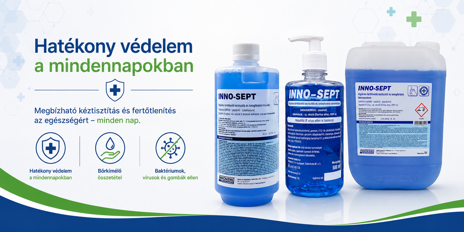 Inno-Sept – Megbízható kézfertőtlenítő