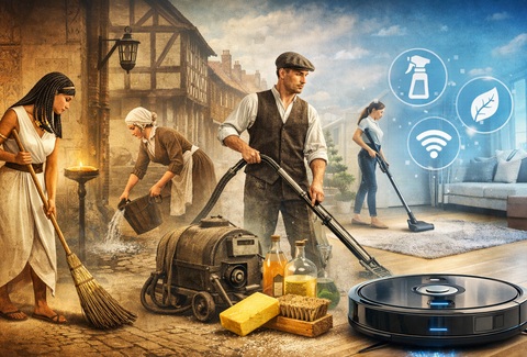 A takarítás története: seprűtől a robotporszívóig